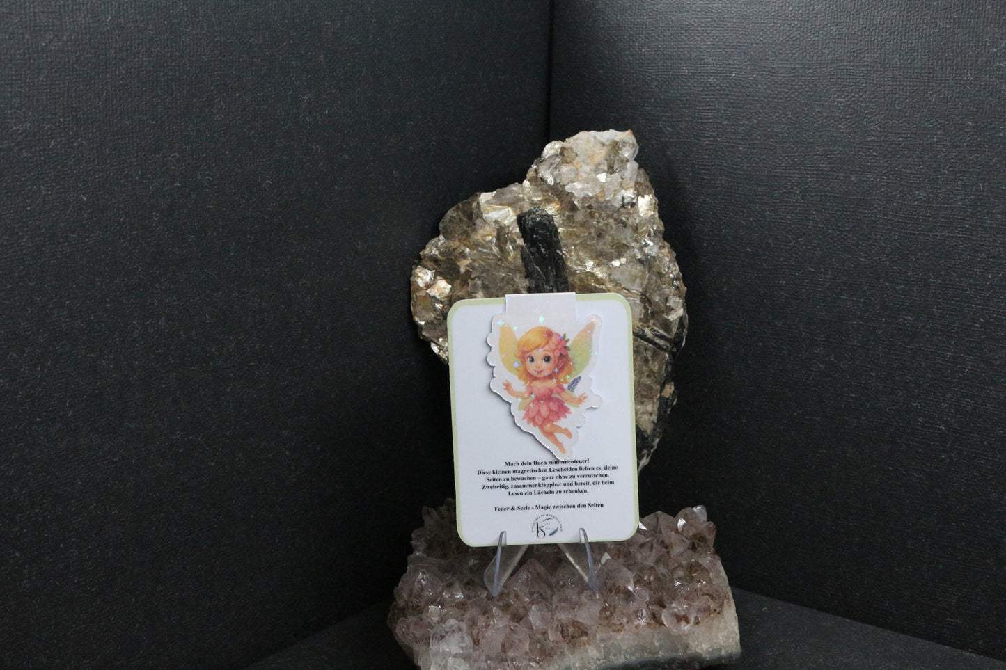 Sticker oder Lesezeichen "Federflügel"