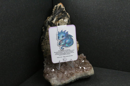 Sticker oder Lesezeichen "Drachenfeder"