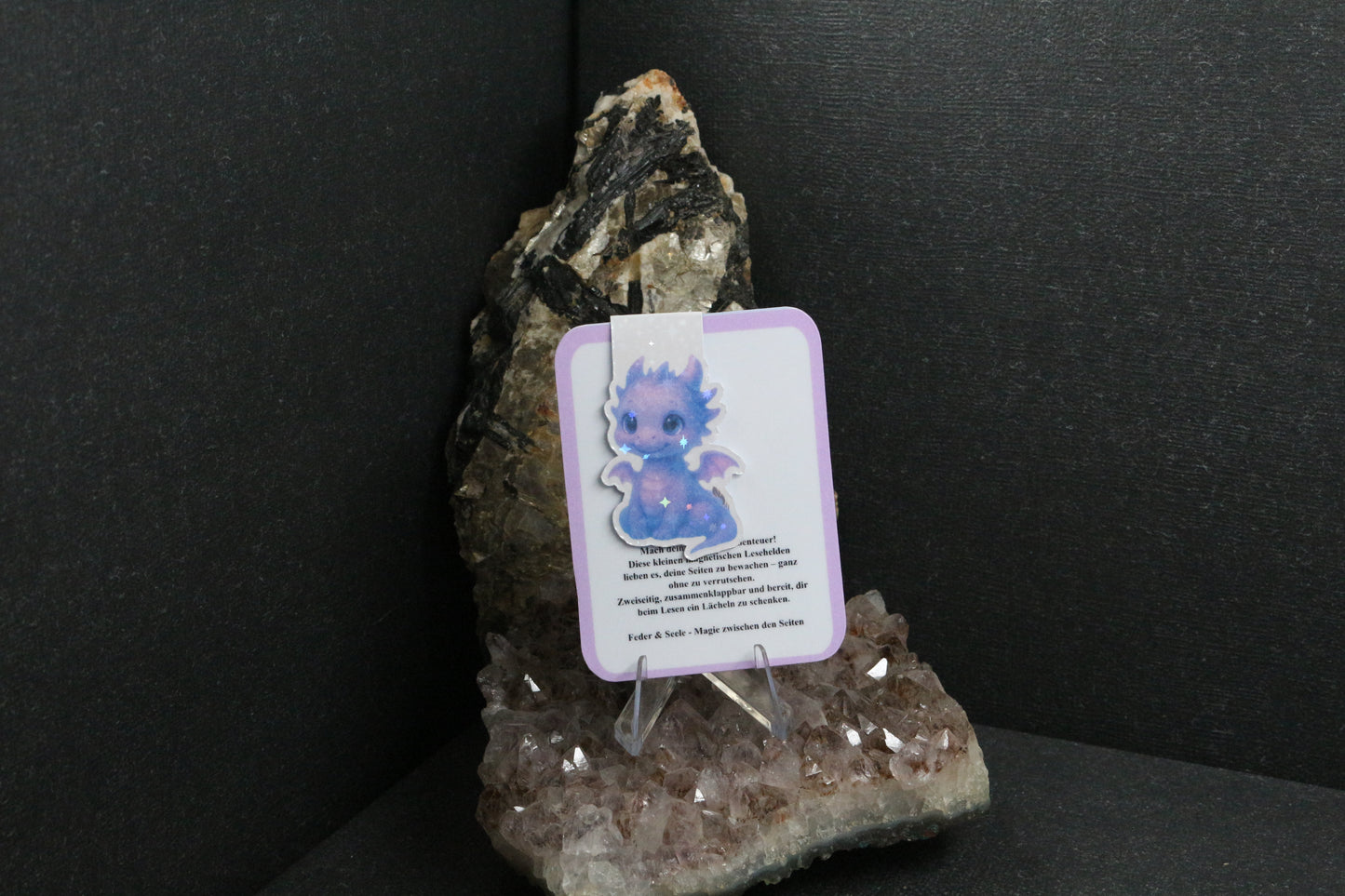 Sticker oder Lesezeichen "Drachenfeder"