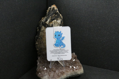 Sticker oder Lesezeichen "Drachenfeder"