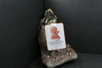 Sticker oder Lesezeichen "Drachenfeder"