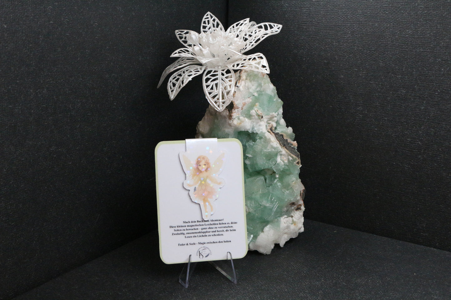 Sticker oder Lesezeichen "Federflügel"