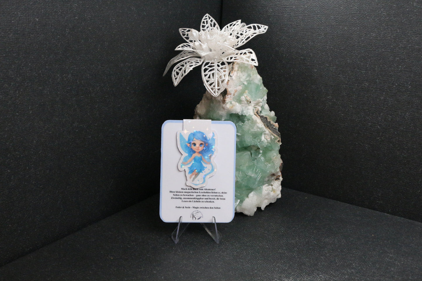 Sticker oder Lesezeichen "Federflügel"