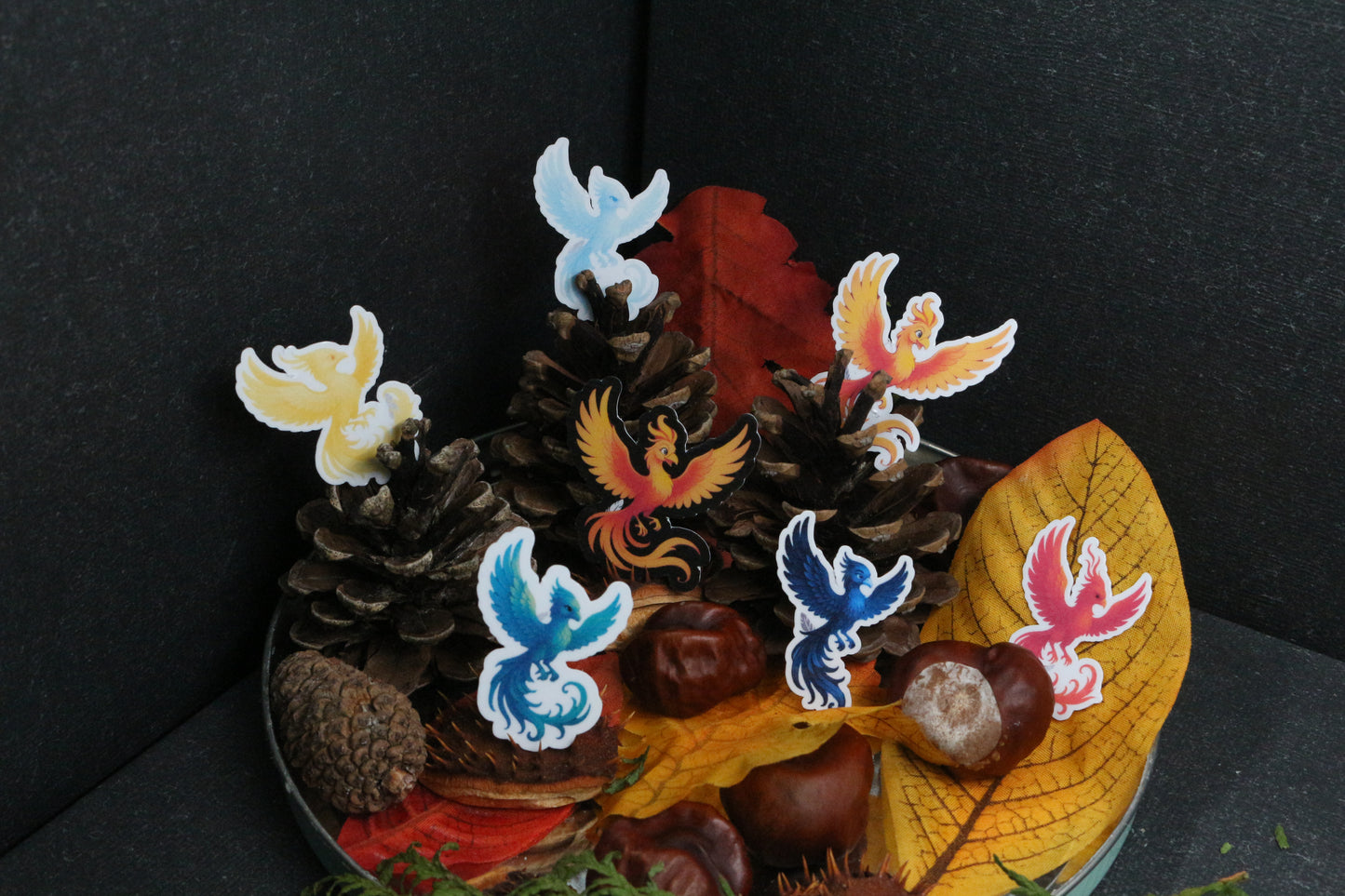 Sticker-Set "Phönixfeder"